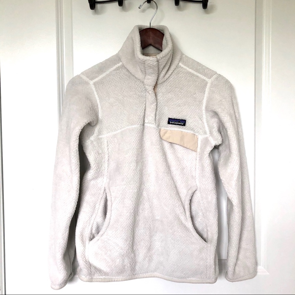 Patagonia Cream/Off-White Women's Pullover Fleece Jacket